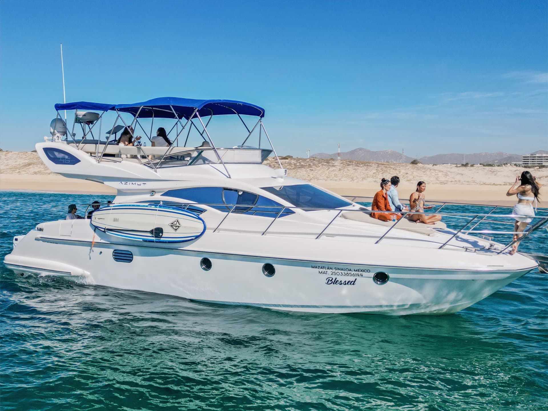 Azimut 46ft — yacht charter in Cabo San Lucas — photo 2