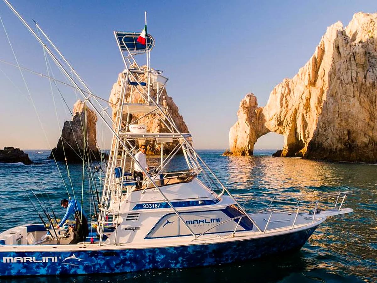 34ft Reel Salty sportfishing boat in Cabo San Lucas