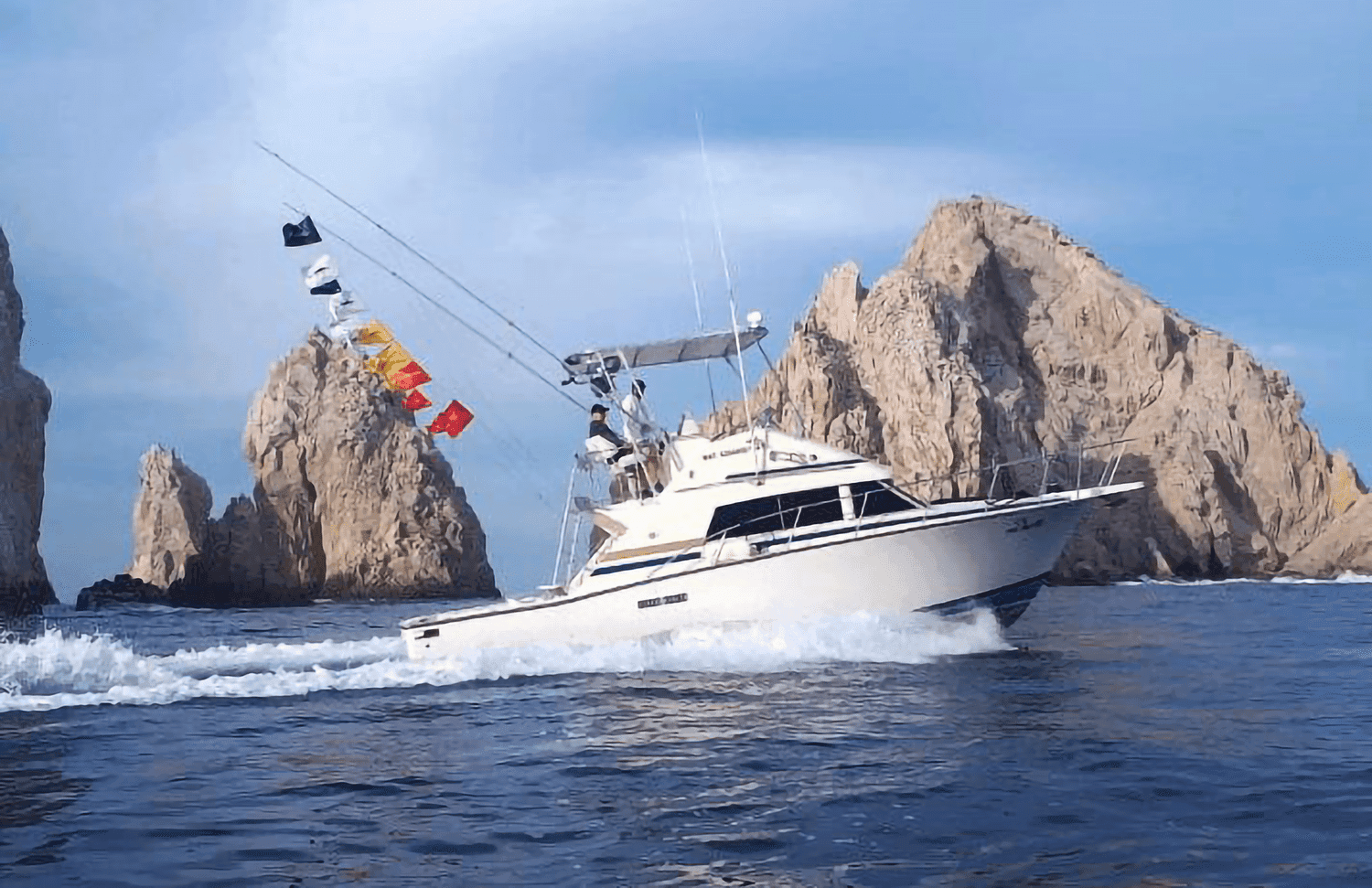 35ft Bertram sportfishing boat in Cabo San Lucas