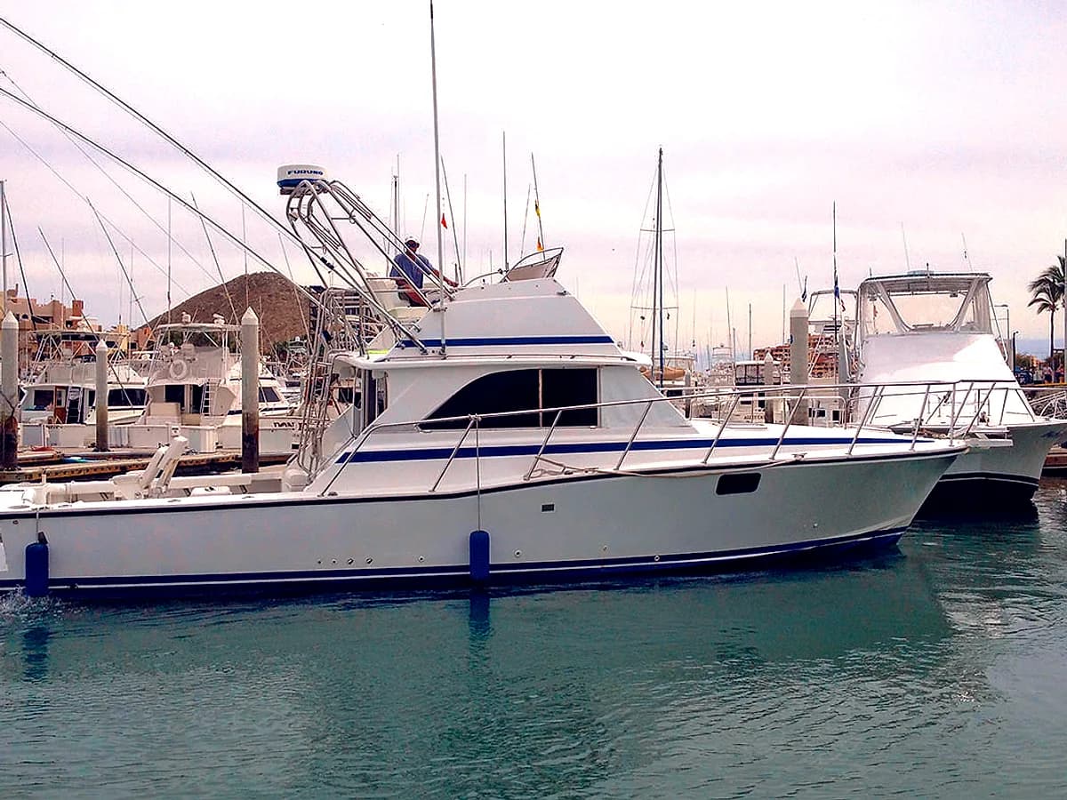 42ft Bertram sportfishing boat in Cabo San Lucas