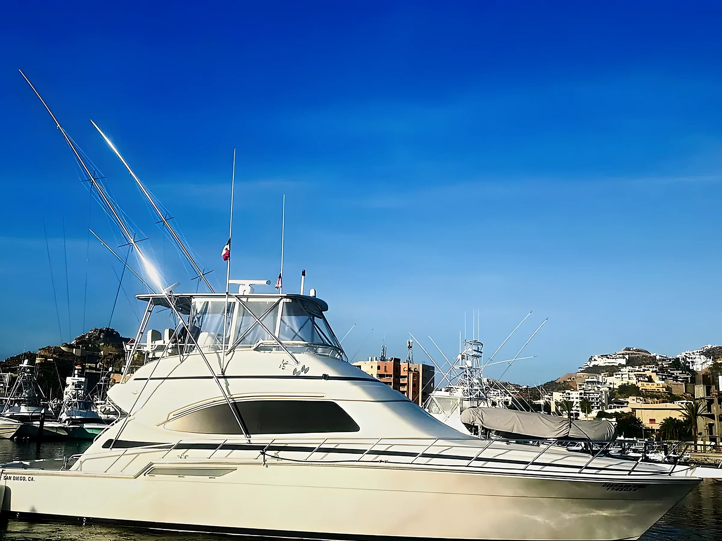 55ft Bertram fishing boat