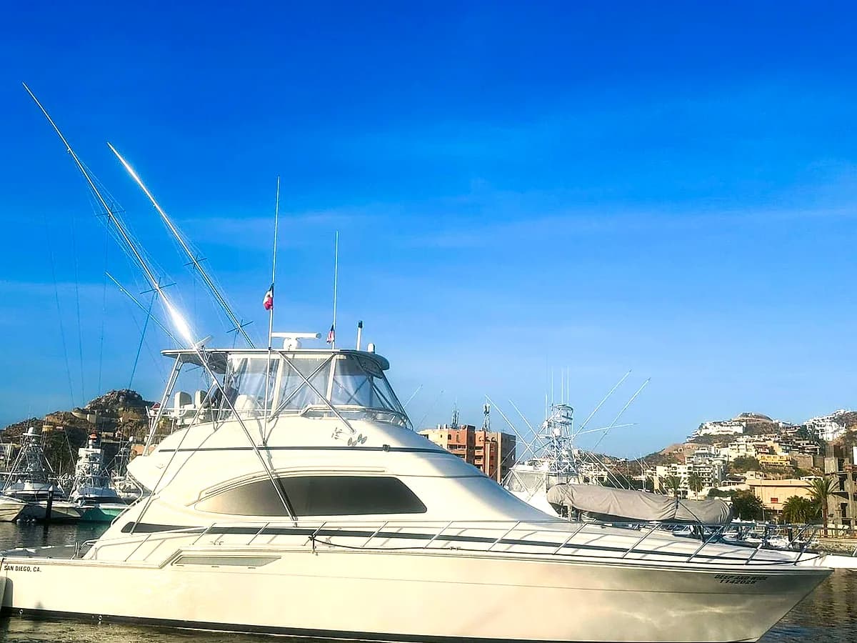 55ft Bertram sportfishing boat in Cabo San Lucas