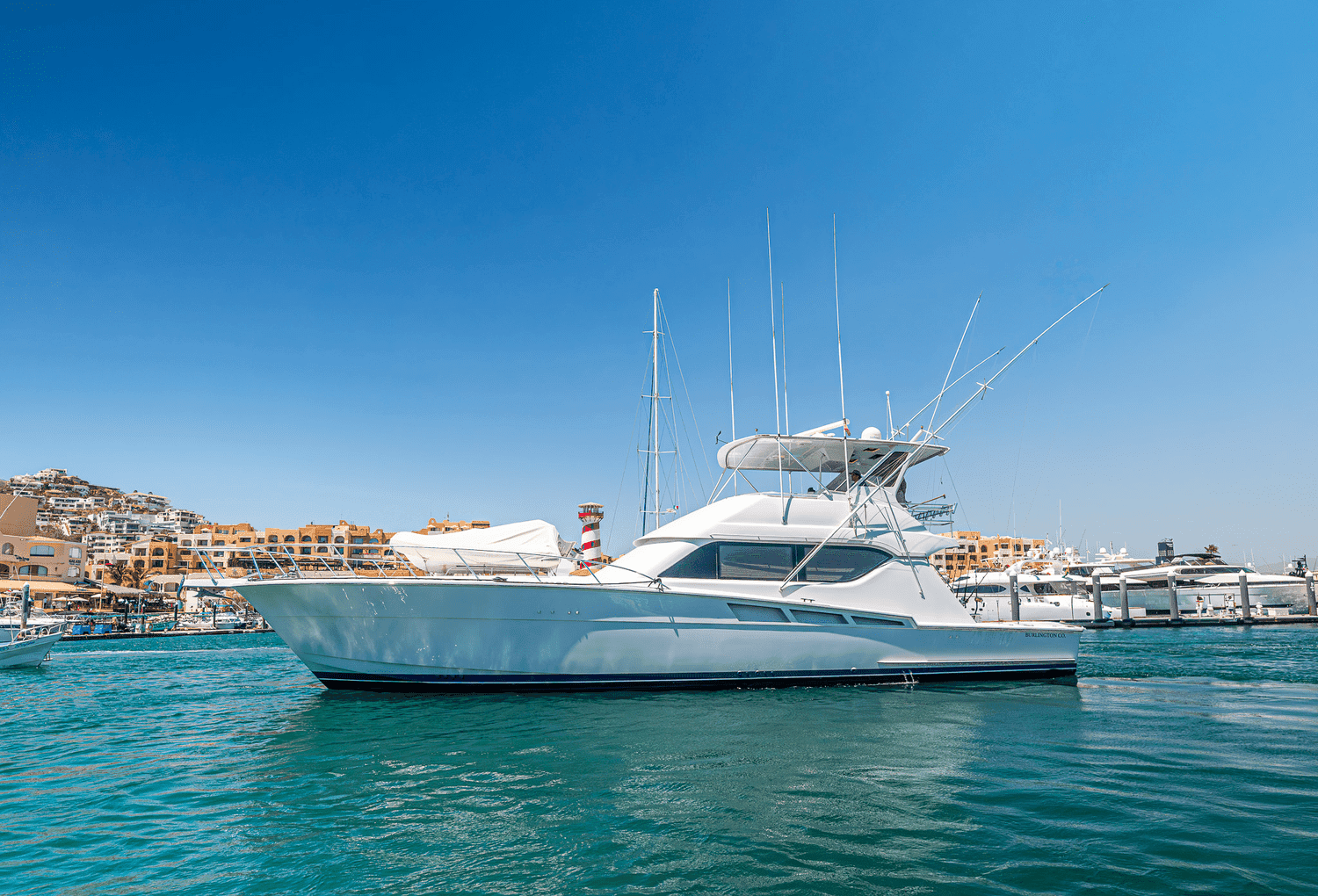 60ft Hatteras sportfishing boat in Cabo San Lucas