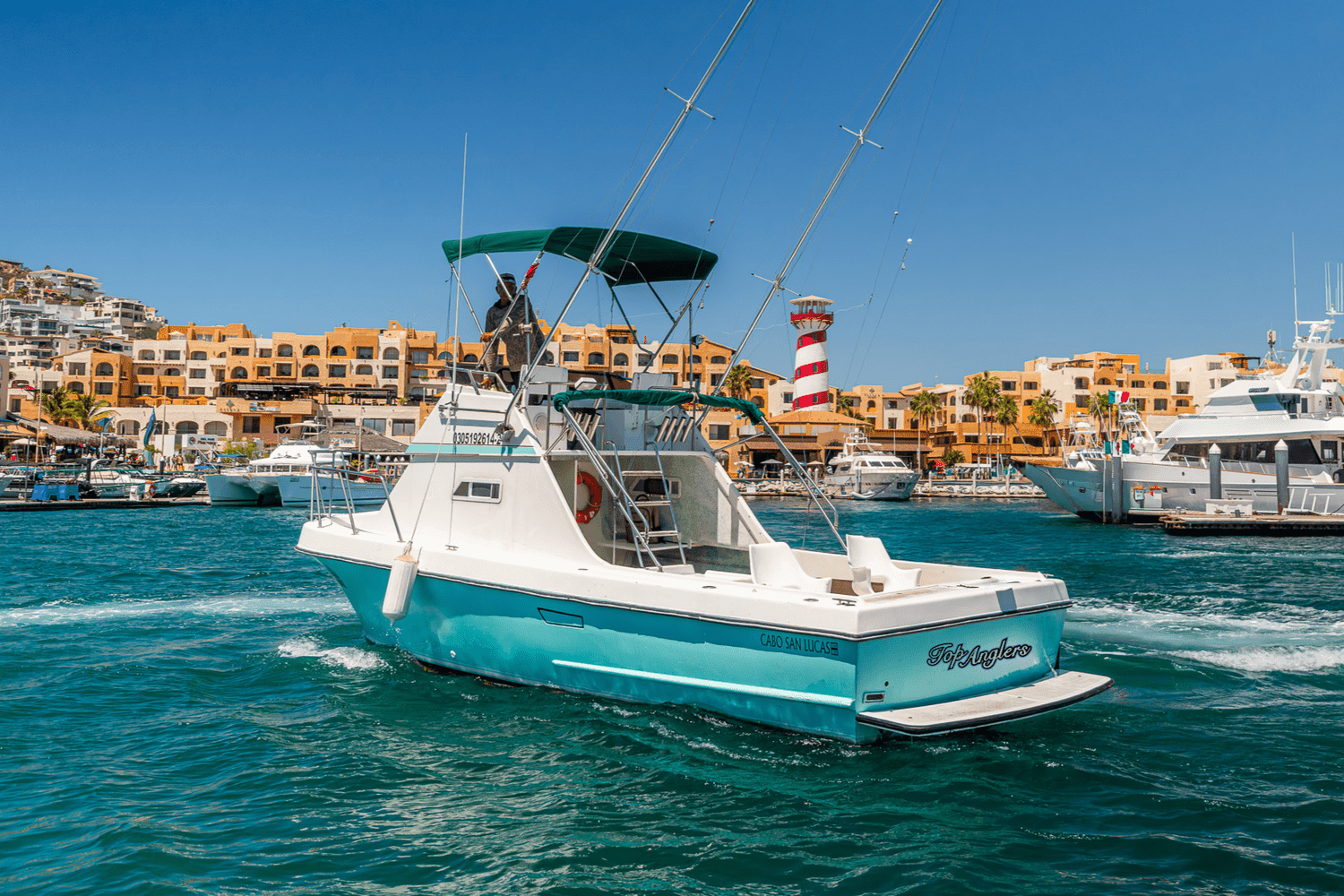 30ft California — sportfishing charter in Cabo San Lucas