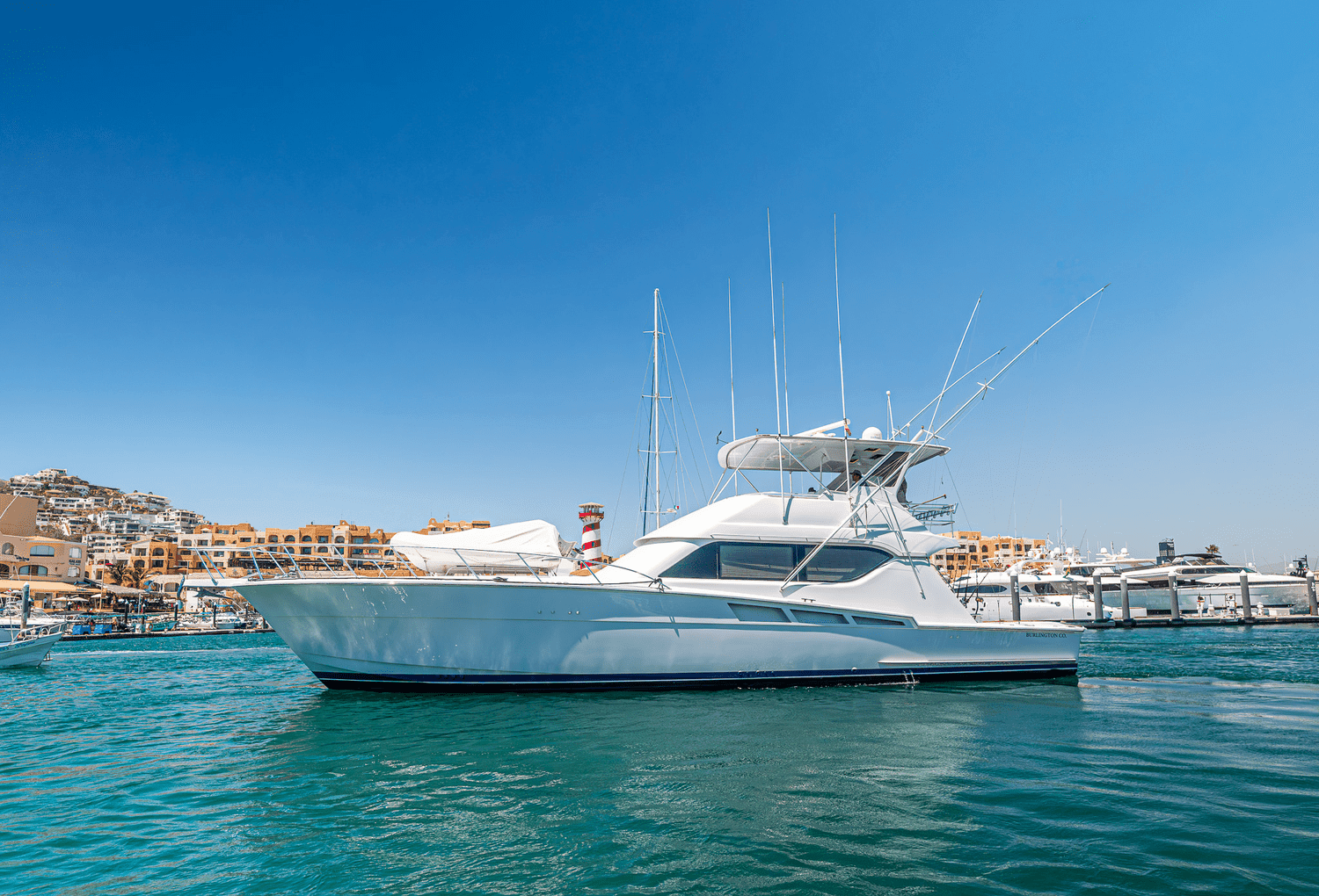 60ft Hatteras — sportfishing charter in Cabo San Lucas