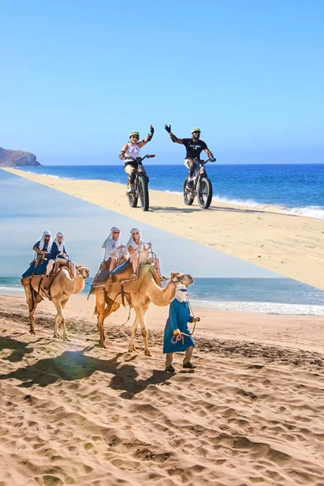 Electric Bike Tour + Camel Ride