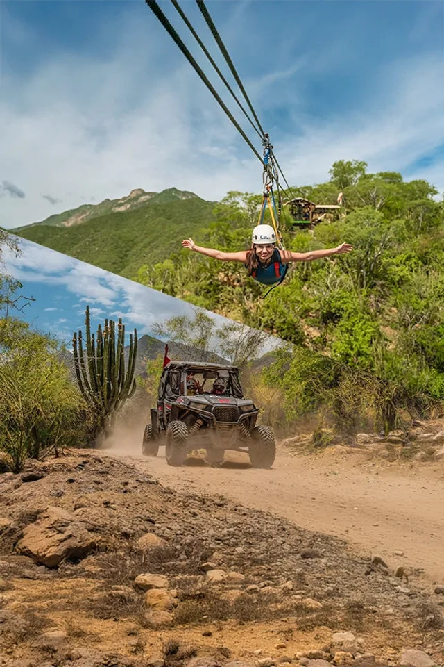 Outdoor Adventure 4x4 + Cabo Zipline + Rappel