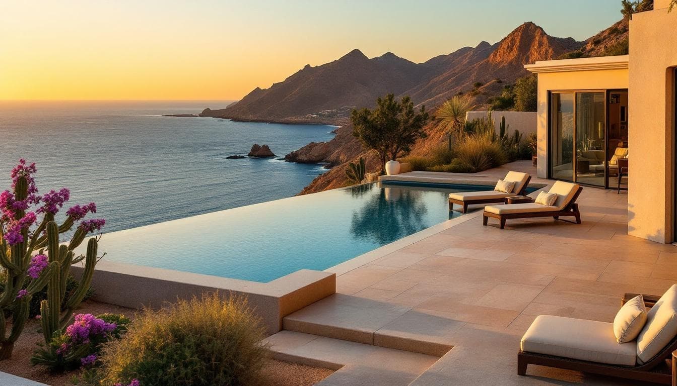 Infinity pool at Why These Cabo Villas Will Ruin Hotels Forever: An Insider's Guide to Unforgettable Stays at sunset, ocean