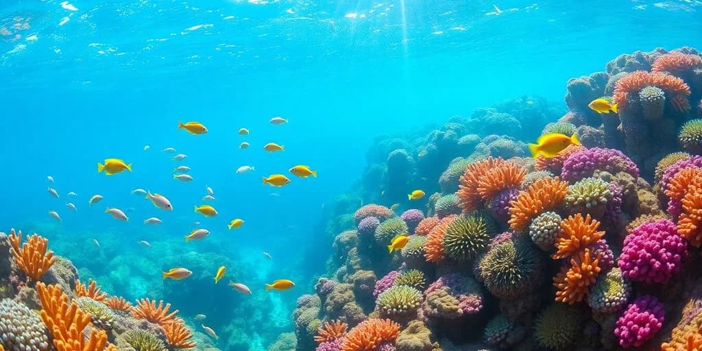 Coral reef at Best Snorkeling Spots Revealed in Cabo San Lucas with yellow fish, clear blue water