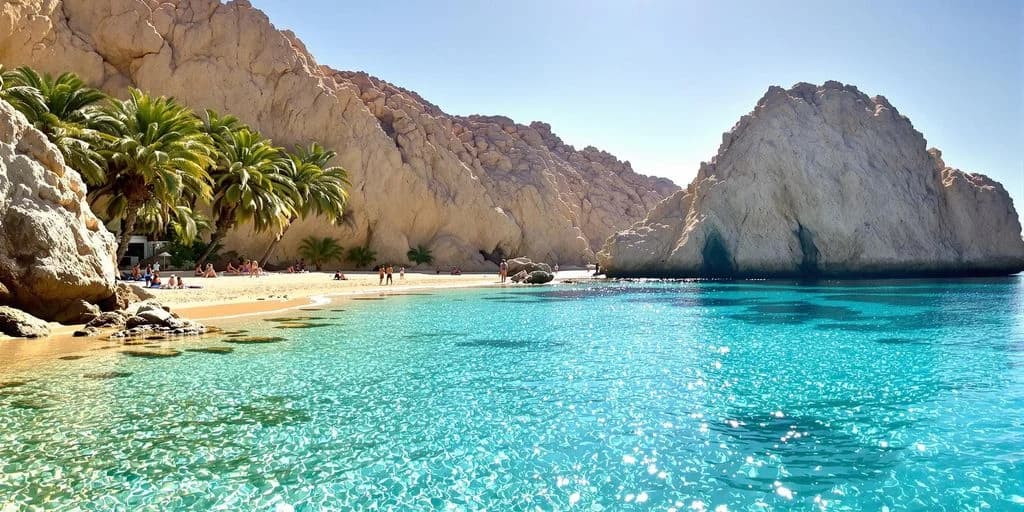 Beach cove at Cabo Beach Hidden Gems: What You Need to Know clear water, large rock formations