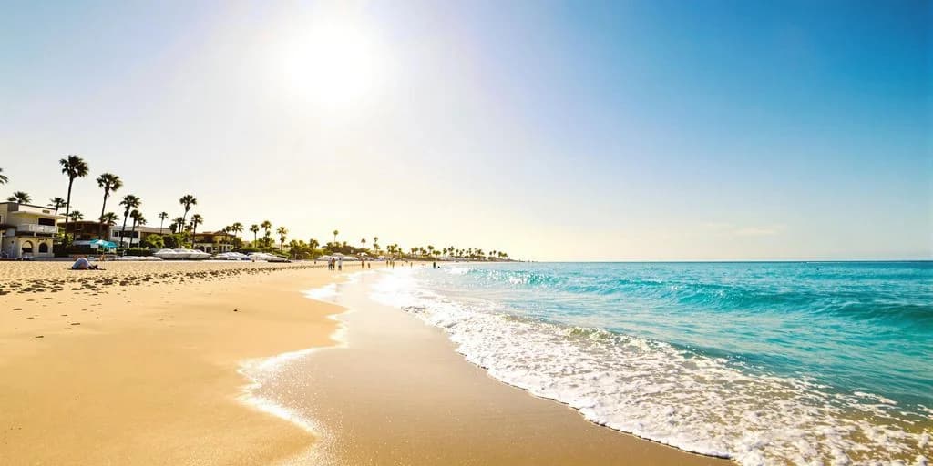 Sandy beach at Cabo Beach Unfiltered: What You Need to Know with ocean waves, bright sun
