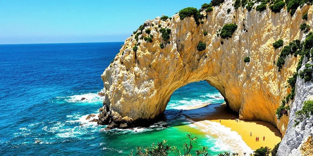 Rock arch at Cabo Mexico Unfiltered: What You Need to Know with turquoise ocean and sandy beach