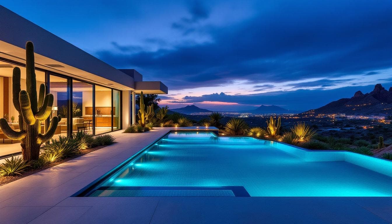 Infinity pool 2 at Beyond the Brochure: Unpacking the Soul of Cabo's Best Neighborhoods for Your Next Luxury Escape at dusk