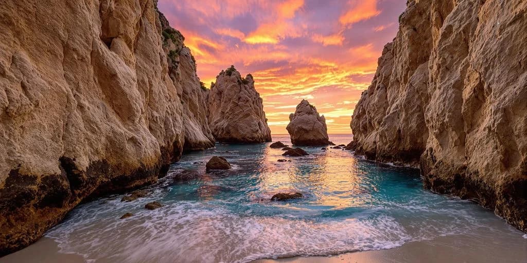 Rocky coastline at Cabo San Lucas You DidnâT Know About: What You Need to Know at sunset, vibrant sky