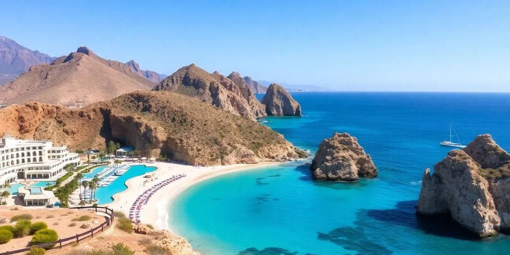 Beach cove at Is Costco Travel Worth It for Cabo? Detailed Analysis with turquoise water, clear sky