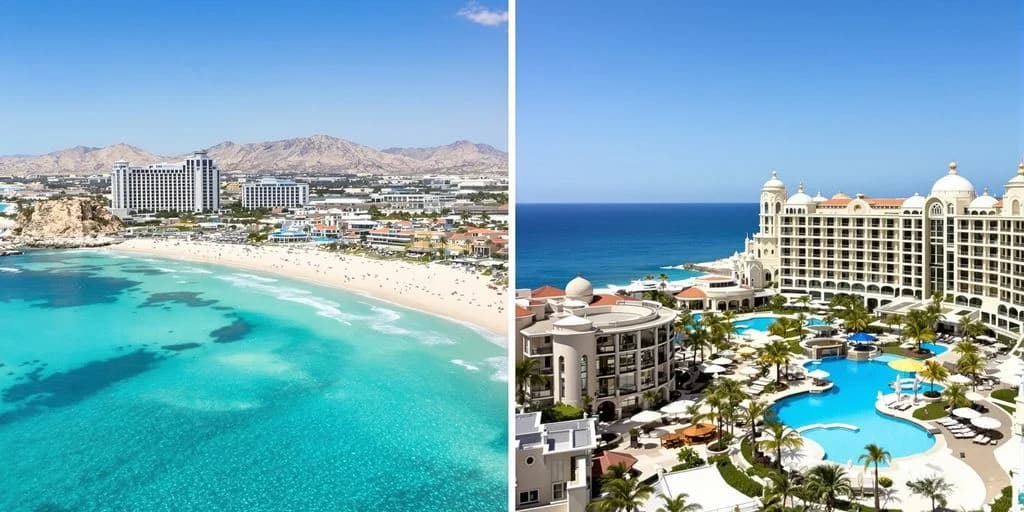 Coastal views at Private Beach Cabo Villas vs $1,500/Night Resort Suites two different scenes