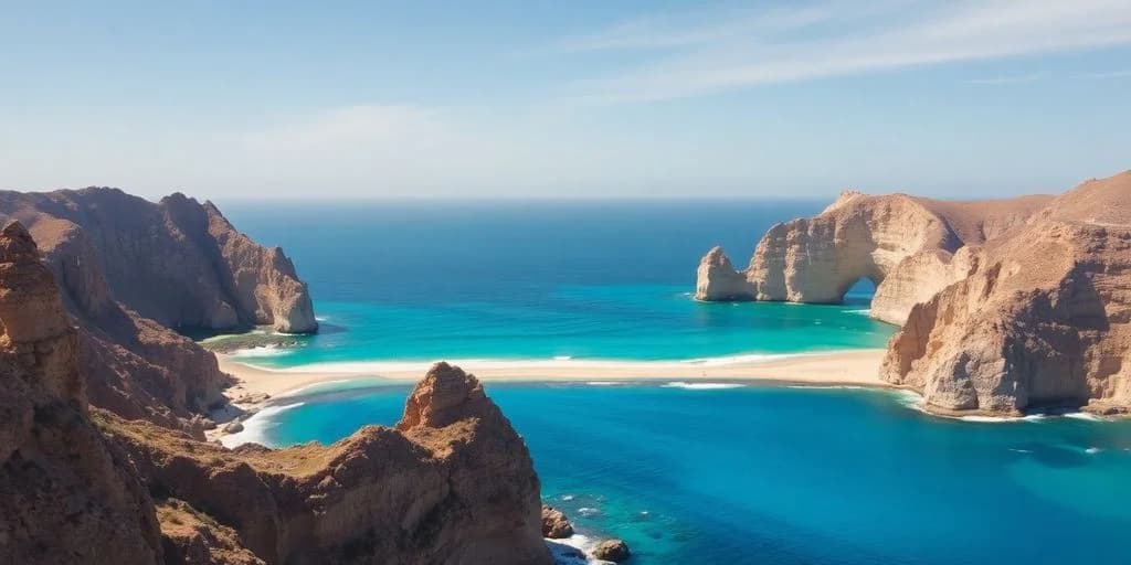 Coastal landscape at The Best Photography Spots in Cabo San Lucas for 2026 with clear blue water and rocks