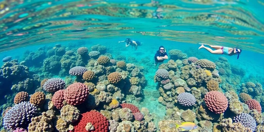 Two divers at The Best Snorkeling Spots in Cabo San Lucas for 2026 among coral reef