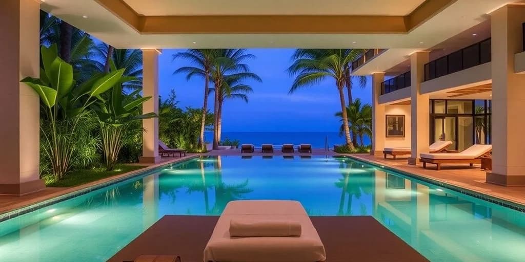 Infinity pool at The Best Spas in Cabo San Lucas for 2026 at dusk with ocean view