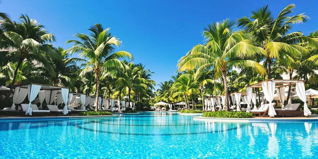 Resort pool 1 at Top tips for planning a trip around all inclusive resort cabos (2026 Edition) surrounded by palm trees