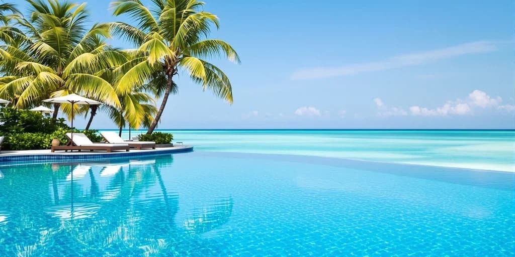 Infinity pool at Why Cabo 5-Star Hotels Cost 50% Less Than Hawaii with turquoise ocean, clear sky