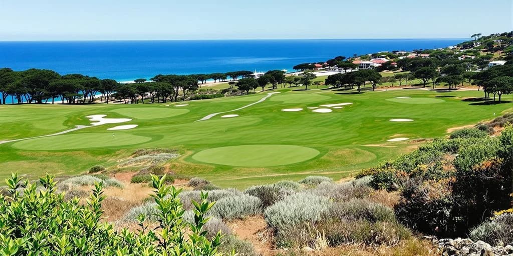Golf course at Why Cabo Golf Courses Are Ranked in World's Top 100 with ocean view, green fairways