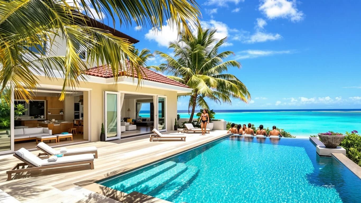 Luxury villa at Why Cabo Group Rentals Beat Resort Group Rates by 60% with pool, ocean view