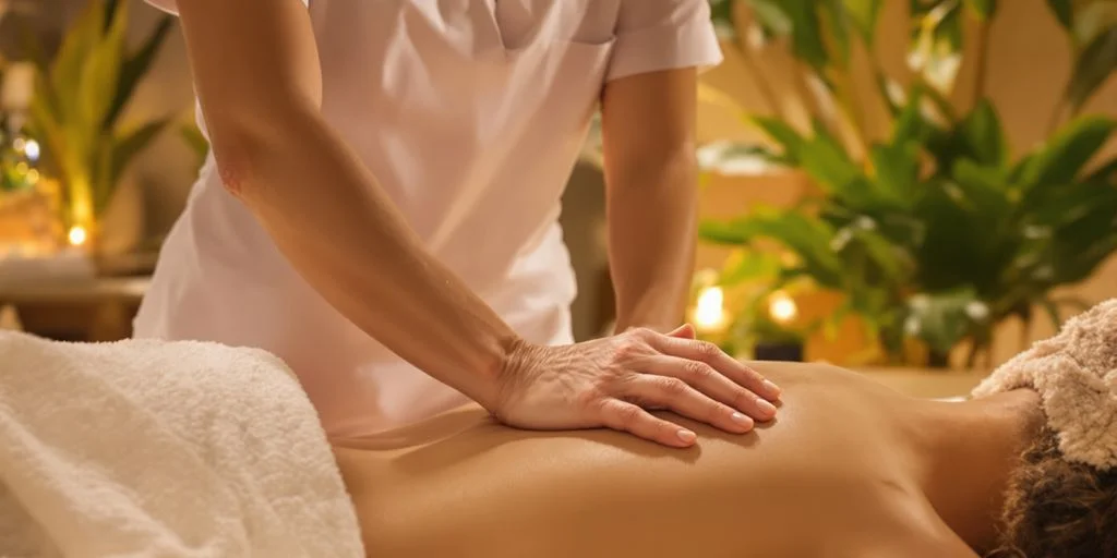 Back massage at Why Cabo Spa Therapists Are Trained in Traditional Mexican Healing close up of hands