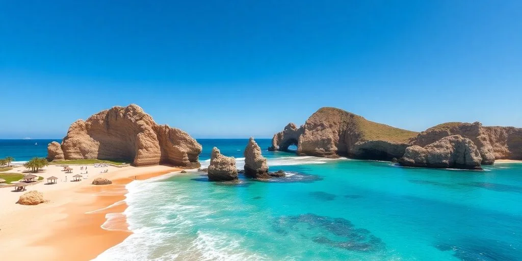 Beach rock arch 1 at Why Cabos Is Mexico's Premier Vacation Destination turquoise water, clear sky