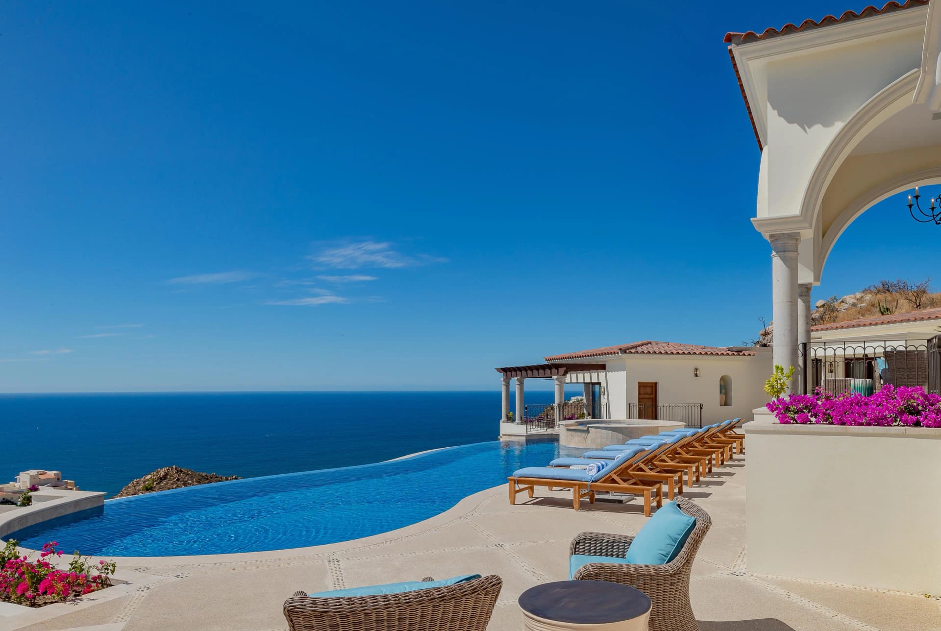 Infinity pool at Unleash Your Inner Mad Max: The Definitive Guide to ATV Tours & Desert Adventures in Cabo with ocean