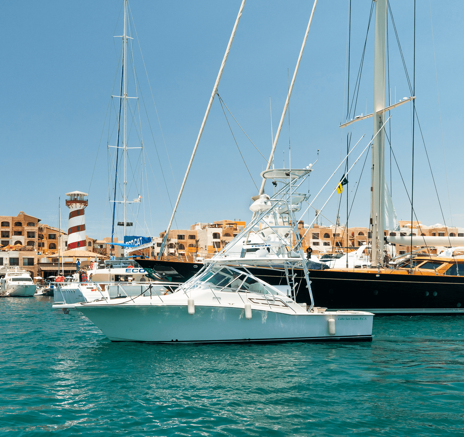 35ft CABO Express sportfishing boat in Cabo San Lucas