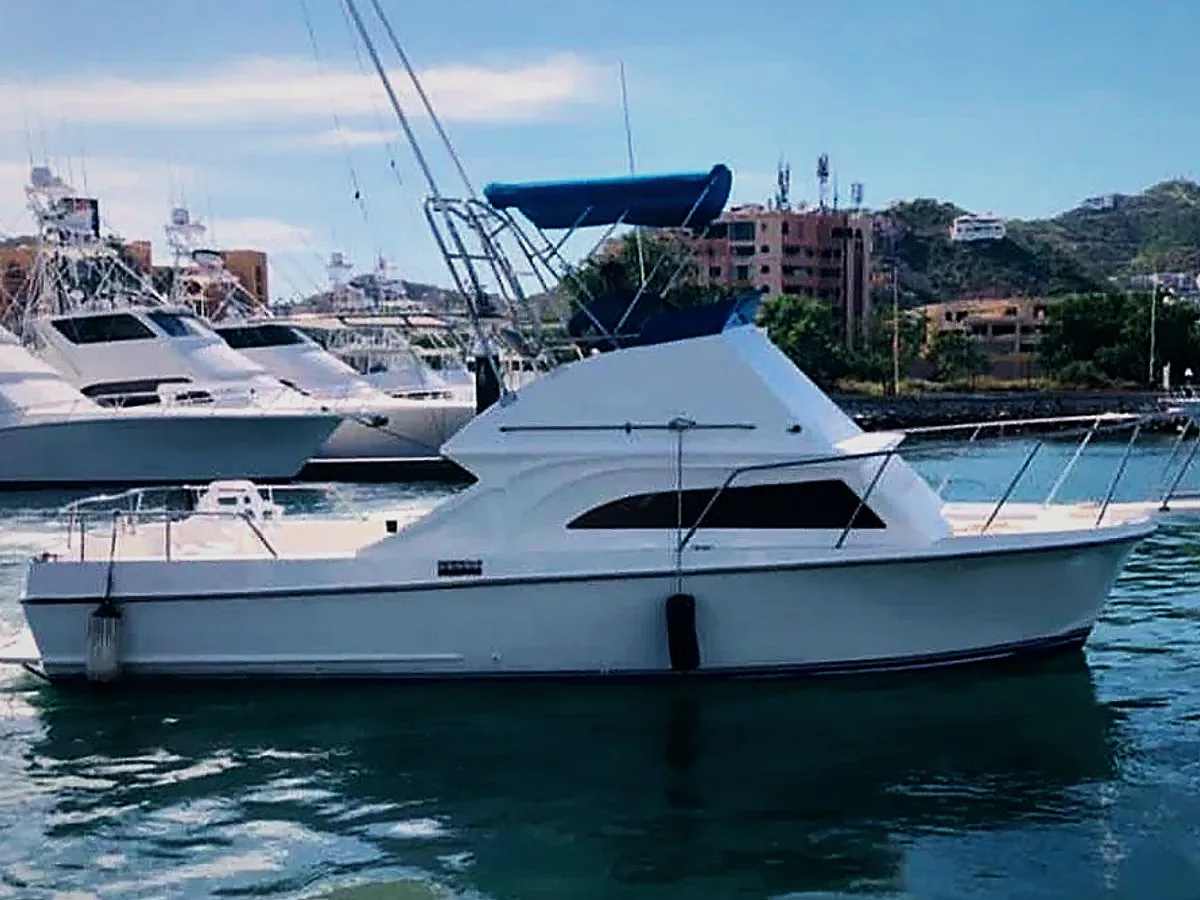 28ft California sportfishing boat in Cabo San Lucas