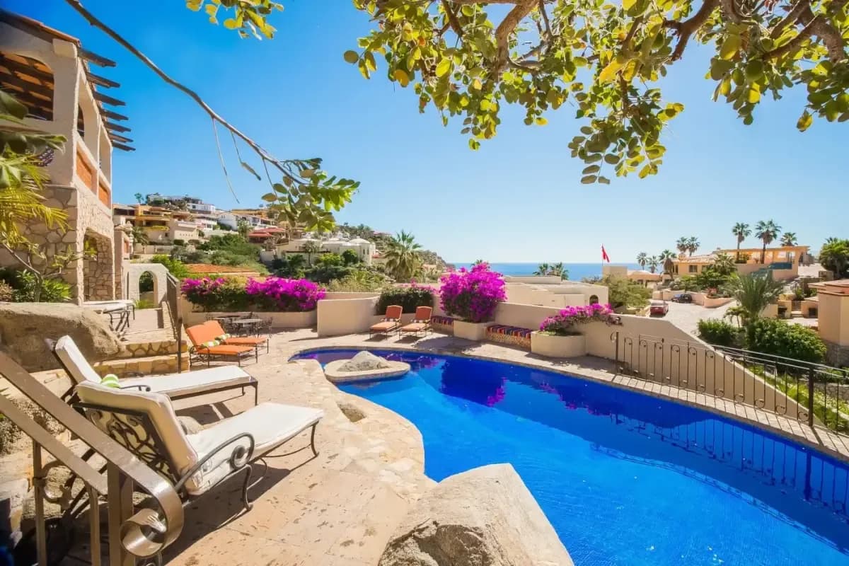 Infinity pool 1 at Cabo San Lucas Luxury Travel Trends 2026: Your Guide to Bespoke Experiences with bougainvillea, ocean