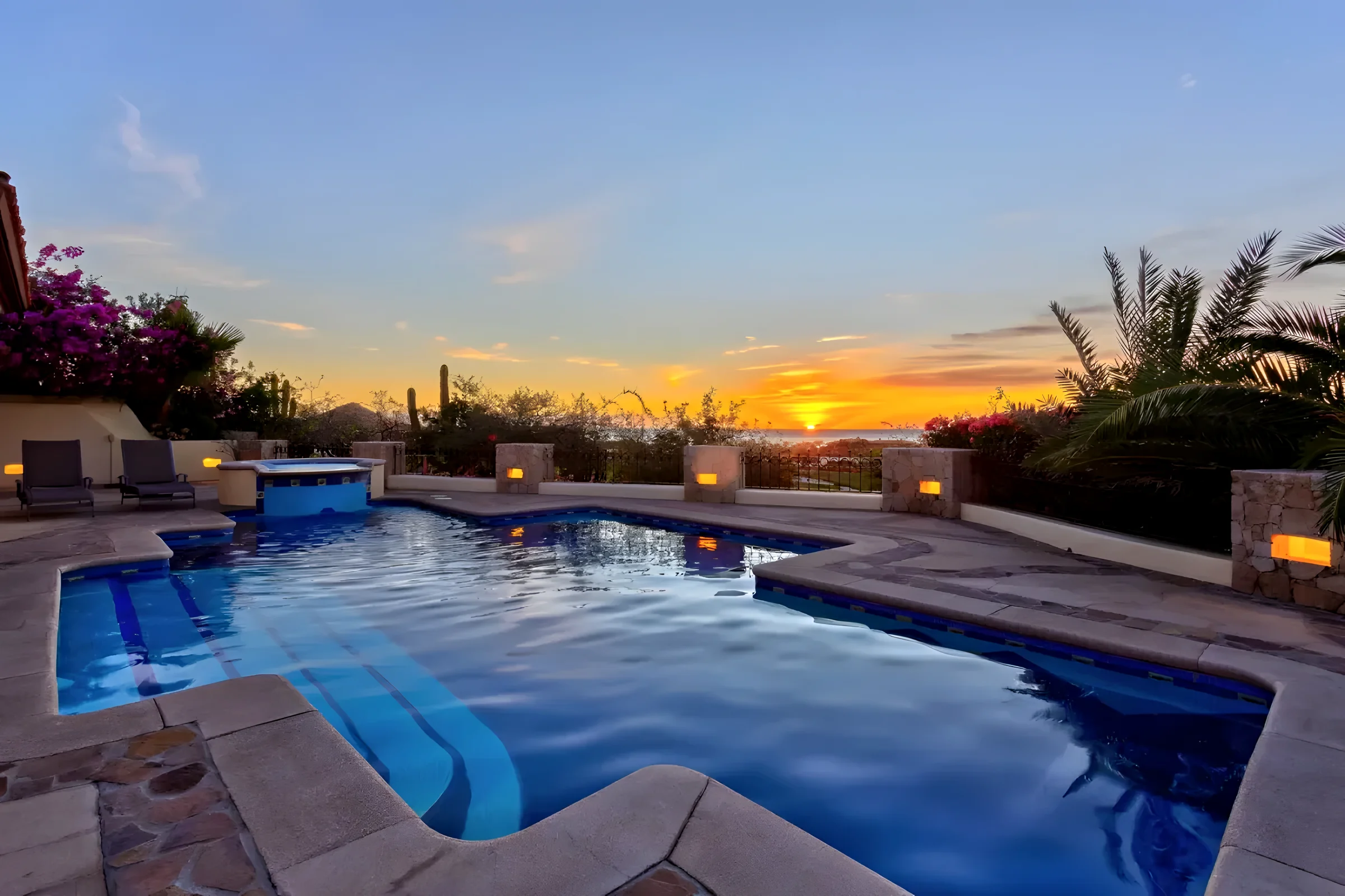Amanecer en la terraza