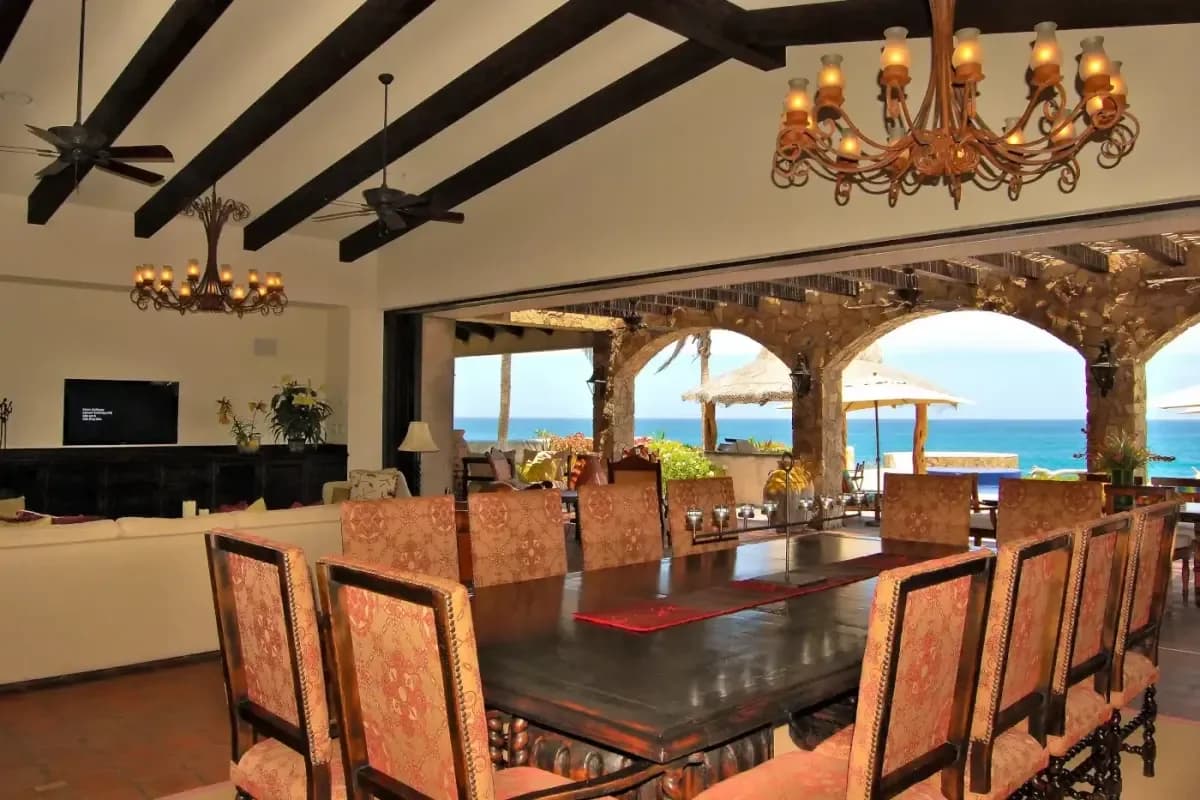 Dining room at Unlock Serenity: Your 2026 Guide to Cabo San Lucas Acupuncture Wellness with ocean view terrace