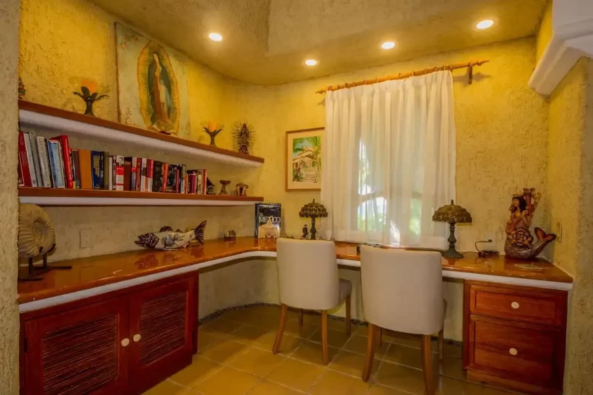 Home office at Your 2026 Cabo del Sol Villa Rental Guide: Unforgettable Luxury Escapes with corner desk, window