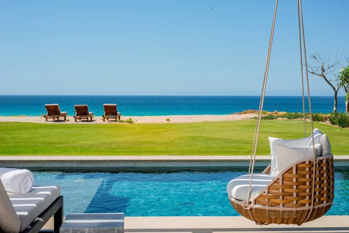 Infinity pool 3 at Unveiling Cabo's Best Private Tequila Experiences for 2026 with ocean beyond, sunny day