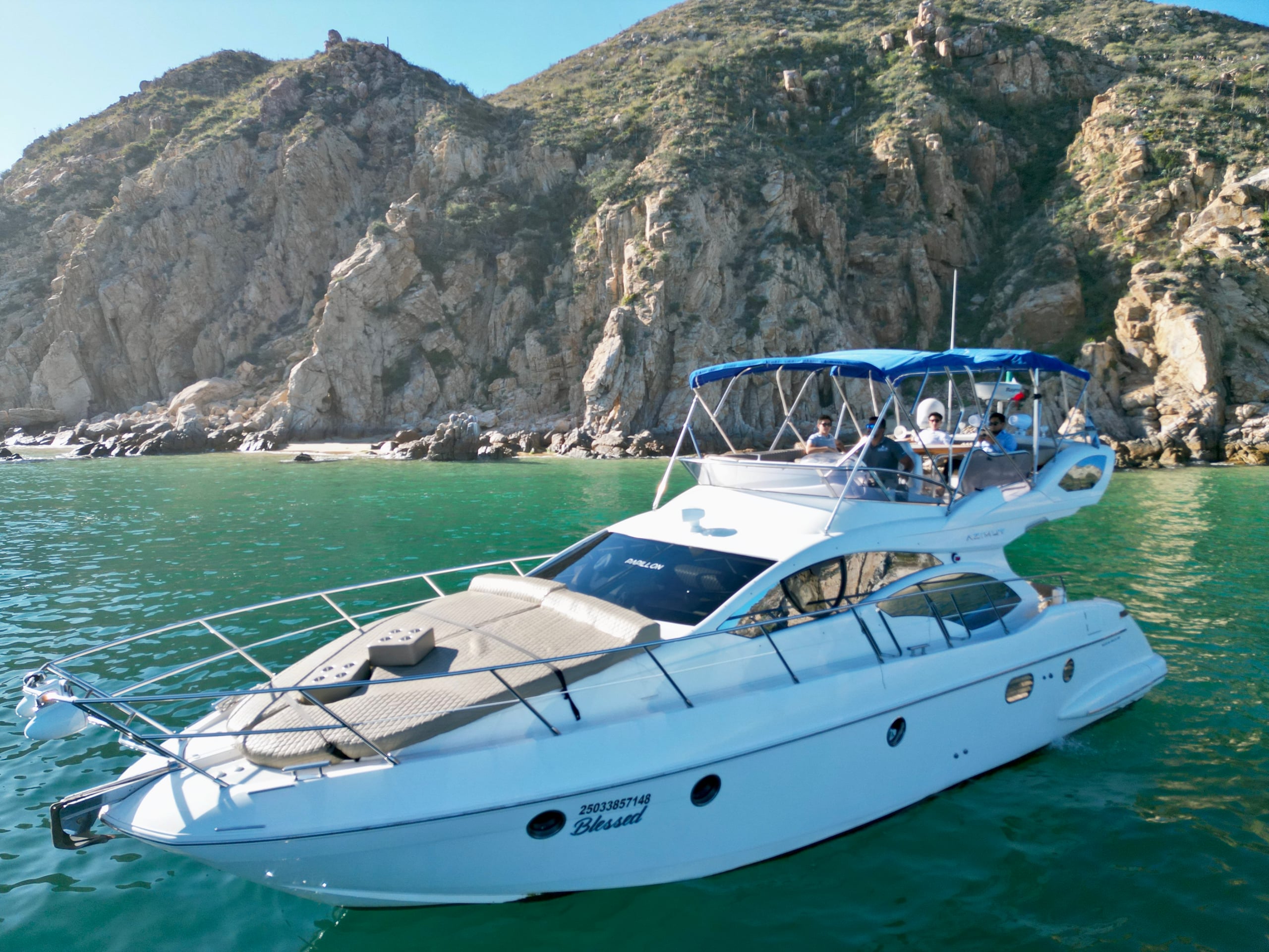 Azimut 46ft, charter de yate en Cabo San Lucas