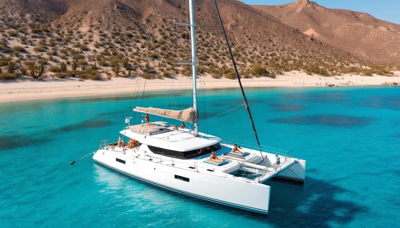Luxury Catamaran Leopard 52ft — yacht charter in Cabo San Lucas