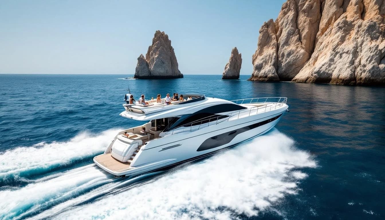 Sunseeker 80ft — yacht charter in Cabo San Lucas